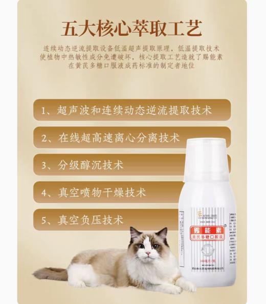 爱迪森赐能素黄芪多糖口服液增强免疫提升疫苗效果黄芪多糖猫狗狗 商品图2