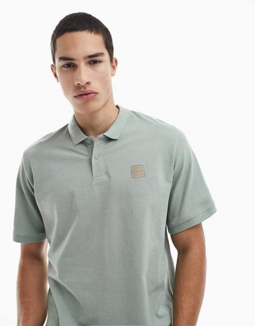 现货 Miumiu 两粒扣徽章标识翻领POLO衫 250g高克重珠地棉 硬朗挺括 商品图7