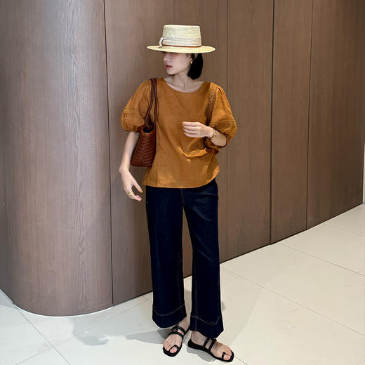 【预售7天】良木礼麻料短袖（207973） 商品图2