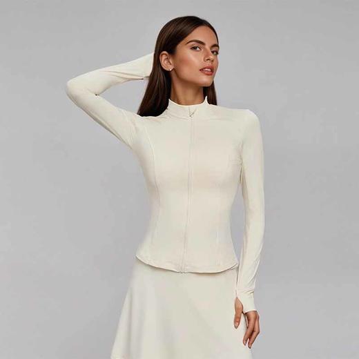 【限时秒】YOGACODE【火树银花系列】原纱凉感修身防晒衣外套女防紫外线户外防晒服DWN115080 商品图3