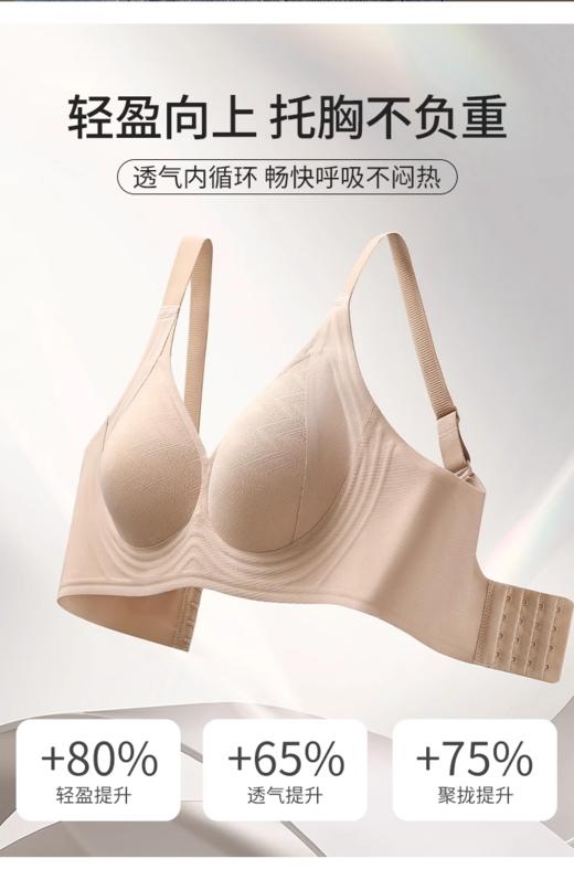 奶嘴胶软支撑大包容半固定文胸UB53119 商品图5