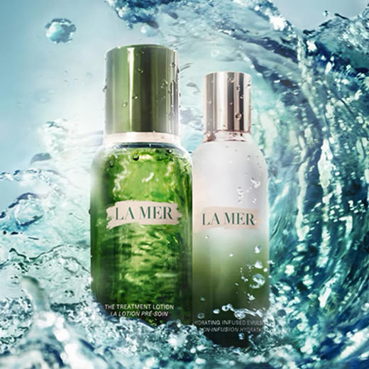 【海关保税直发】海蓝之谜中样四件套/神奇面霜+精粹水+精粹乳+唇膜-会员5折 商品图2