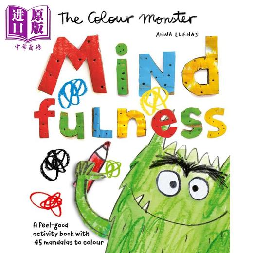 【中商原版】情绪小怪兽 心情涂色书 The Colour Monster Mindfulness 英文原版 儿童情绪读物 调节情绪 亲子绘本图画书 进口 商品图1