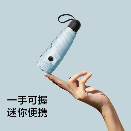 蕉下 口袋五折伞 静谧蓝 商品图3