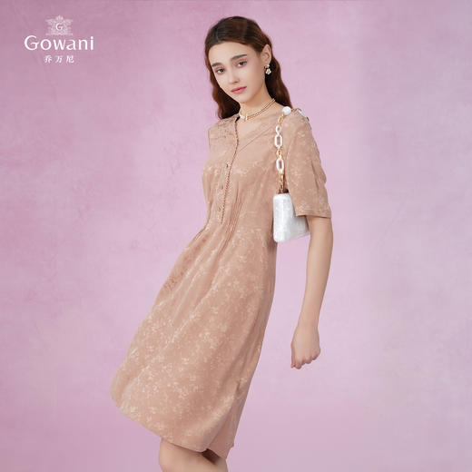 乔万尼夏季新品100%真丝连衣裙31mm重磅桑蚕丝EM2E760 商品图2