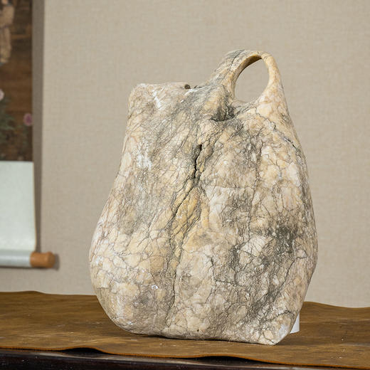 清	皮囊壶形赏石 商品图3