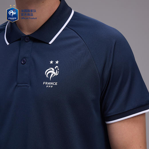 【官方正版】法国国家队丨春夏新款深蓝POLO简约商务通勤短袖 商品图4