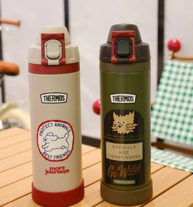 (5个起少3元)THEMOS膳魔师复古直饮保温杯1000ml(两种颜色)