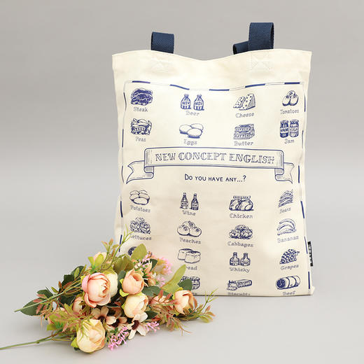 英伦风格帆布包FoodBag（新概念英语文创） 商品图1