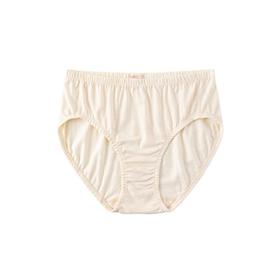 女士三角棉内裤 | 2条装 本白色 中低腰针织 小亘【贴身衣物一经售出非质量问题不退不换】