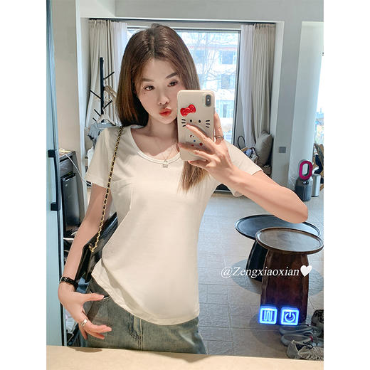 <曾小咸推荐>现货秒杀！最后一波 ！！休闲宽松短袖T恤 日常99.99 立减50 秒杀49.99！ 商品图1