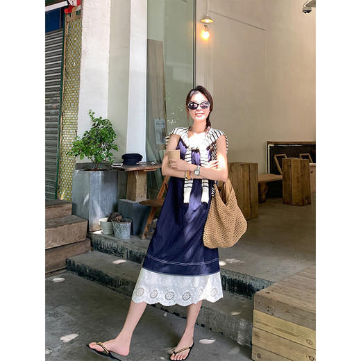 【折后再享2件88折】最后一波现货！下摆拼接背心连衣裙 日常229.99/件 立减80 秒杀149.99/件！！ 商品图2