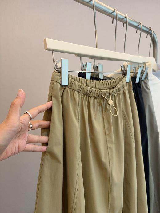 553 轻量复合防晒松紧腰A字宽松百搭工装半身裙 PJ978 商品图6