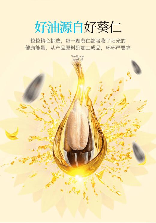 琥珀色5LPET桶装纯葵花籽油 商品图1
