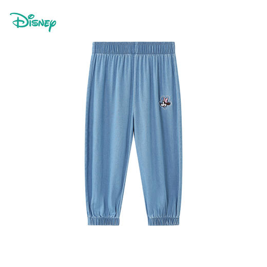 迪士尼童装女童轻薄透气长裤夏季新款女宝宝防蚊束脚裤运动休闲裤ZD2EK010 商品图7