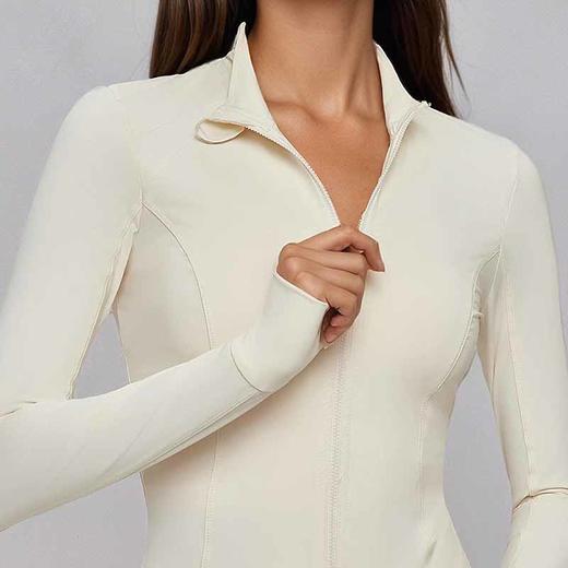 【限时秒】YOGACODE【火树银花系列】原纱凉感修身防晒衣外套女防紫外线户外防晒服DWN115080 商品图4