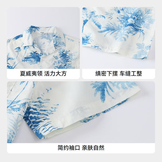 【实体店同款】男童翻领短袖上衣夏季新款安奈儿童装AB521649 商品图4