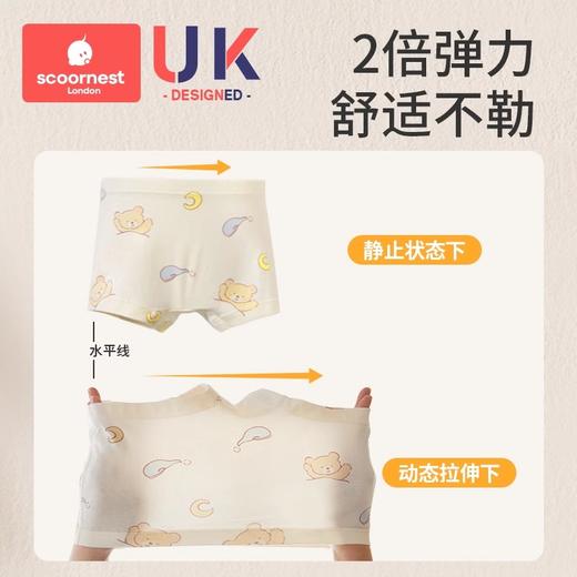 科巢女童内裤平角纯棉儿童中大童宝宝小女孩四角全棉短裤不夹屁股 商品图3