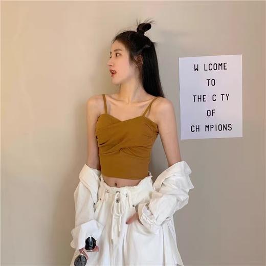 【29.9购】纯欲一体杯吊带丨小众设计感 法式外穿上衣 商品图1