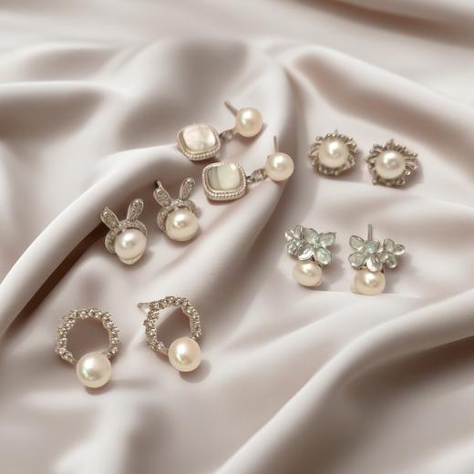 JALAROMA嘉乐玛珍珠 | 7A级别淡水珍珠，套组、单珠、项链/耳饰/戒指款式多多，任买2件送一件素耳钉（耳钉6mm）价值89+价值39护手霜1支~ 商品图5