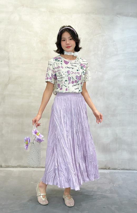 T56320#复古数码印花百搭T恤 商品图1