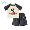 迪士尼【撞色插肩袖凉感套装】夏季新款男童冰感米奇T恤短袖短裤两件套ZD2ET017 商品缩略图7
