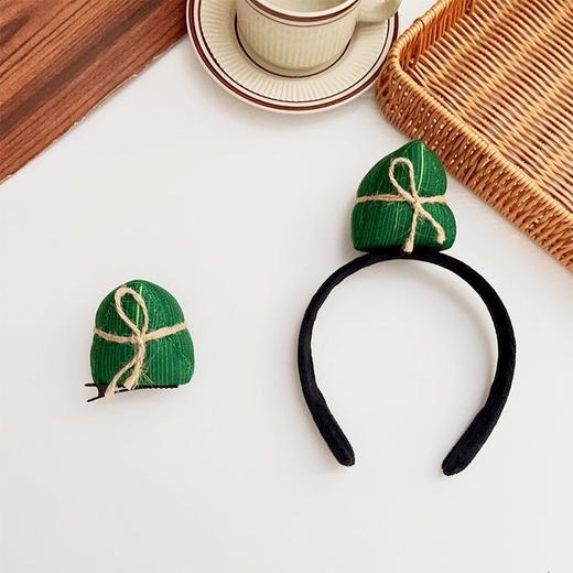 新款创意端午节粽子发箍发夹节日端午节活动装扮发饰个性发箍 商品图3