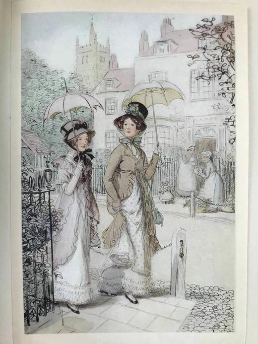 1901年 詹姆斯·巴里《名门街》 休·汤姆森22幅彩色手工贴图 漆布精装大32开 商品图14