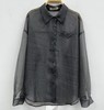 MC简约微透长袖衬衫50401（灰）夏季 152510060321 商品缩略图4
