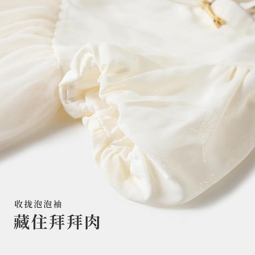 【英氏限时清仓】【150-165】女童夏季汉服旗袍裙新中式连衣裙 商品图7