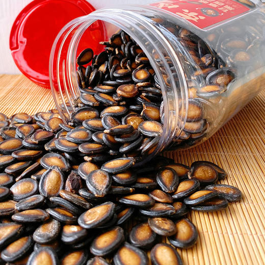 福满罐甘草味黑西瓜籽418g 商品图1