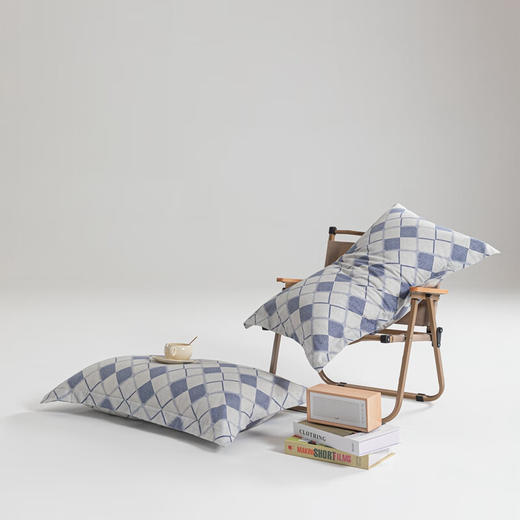 【分仓直发包邮】无印良品60支新疆长绒棉四件套（经典格/牛仔格）MJ-T2024-0291 商品图14