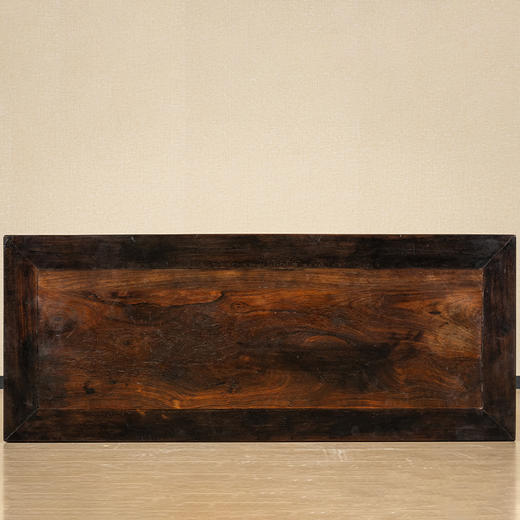 清	红木嵌黄杨木卡子花四面平条桌 商品图4