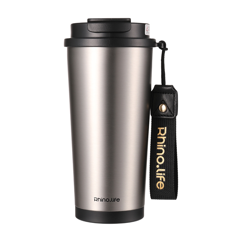 TD50203819  独角犀 Rhino.life 【我犀艺术家】系列 双饮咖啡杯 格雷灰500ml