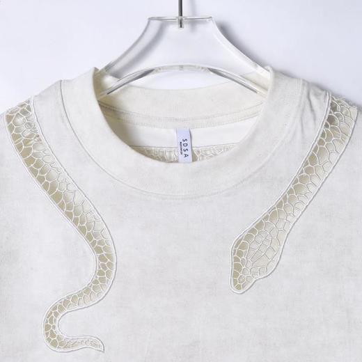 T3345夏季高级感新款美式潮牌镂空网格圆领短袖T恤嘻哈百搭宽松上衣 商品图2