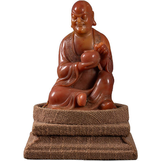 清	寿山石雕罗汉人物摆件 商品图5