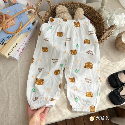 【拍1发3！夏季A类纯棉防蚊裤】夏季薄款婴儿宝宝透气家居凉凉防蚊裤 夏男女童空调房束脚裤 户外居家幼儿园排汗透气宝宝裤 商品图4