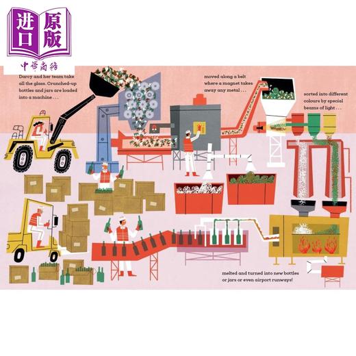 预售 【中商原版】回收日 我们扔掉的东西都去了哪里 Recycling Day What Happens to the Things We Throw Away 英文原版 儿童绘本 商品图4