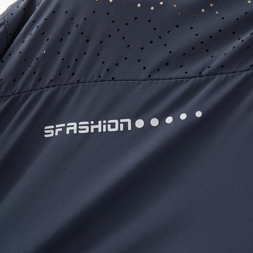 【防晒衣】【DWN】大依优型大码可拆卸帽外套高弹皮肤衣防晒外套男宽松加肥加大码上衣夹克薄款 商品图3