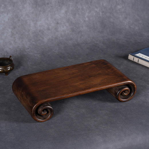 清	红木书卷几摆件 商品图0