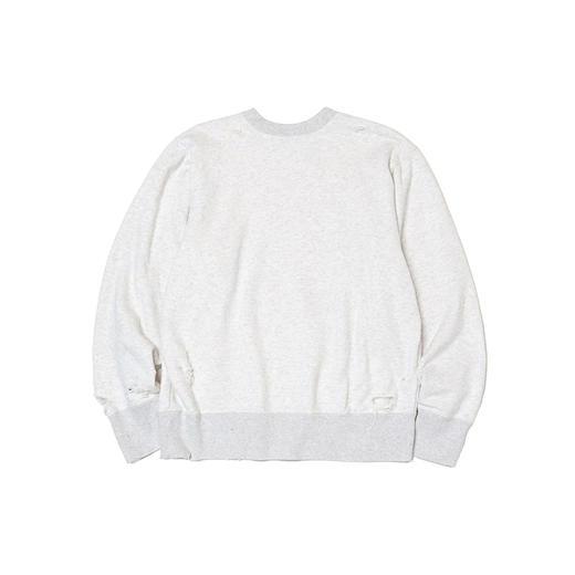 kolor BEACON Sweater 复古破坏印花圆领套头卫衣 商品图2