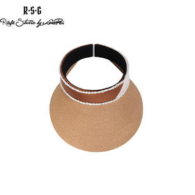 RSG郭培成衣品牌时尚钉珠大帽檐透气度假遮阳帽