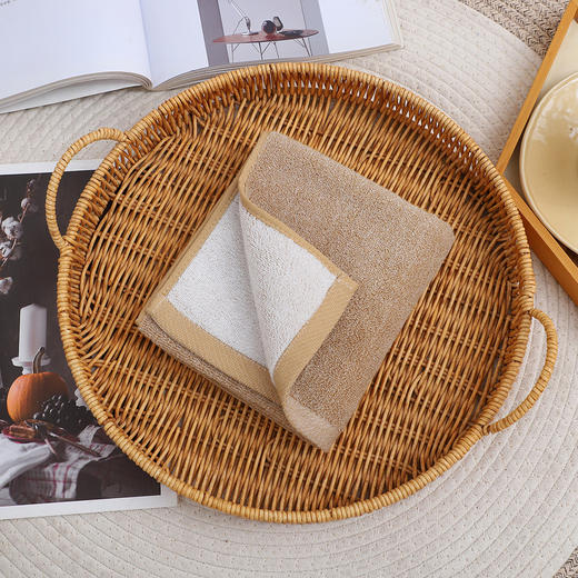 【双面毛巾】全棉双面毛巾纯色浴室洗脸面巾高克重纯棉酒店宾馆 商品图7