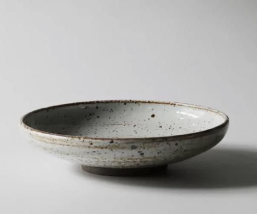 手工窑变白深盘 22cm 商品图0