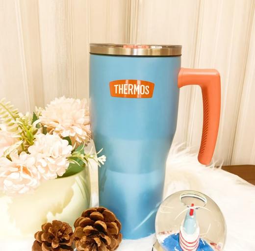 (5个起少3元)THEMOS膳魔师复古吸管保温杯880ml(两种颜色) 商品图2
