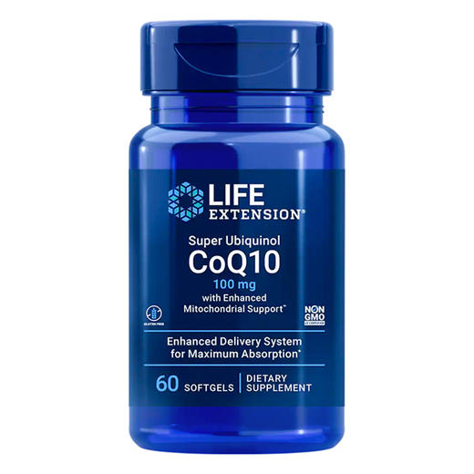 沿寿LIFE EXTENSION 超级泛醇辅酶Q10 60粒 商品图0