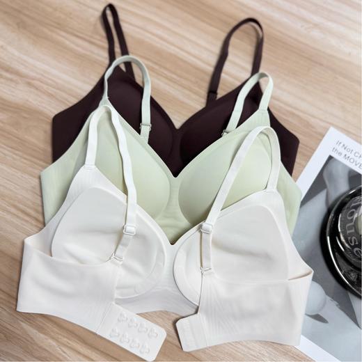 【新品内衣专场 】小胸救星 厚胸垫无钢圈果冻内衣   固定杯防空杯 聚拢超舒适 商品图1