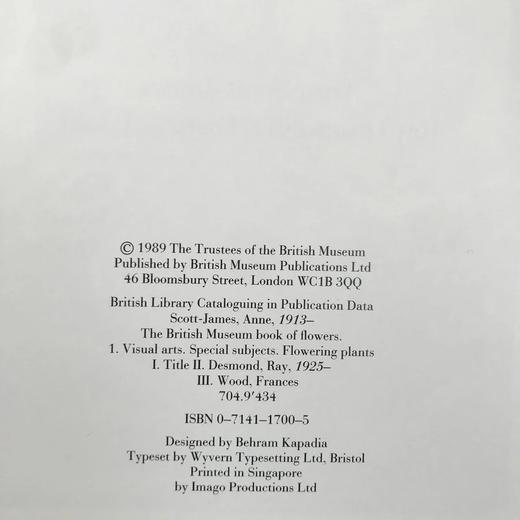 大英博物馆花卉之书 100幅彩色50幅黑白插图 精装16开 商品图4