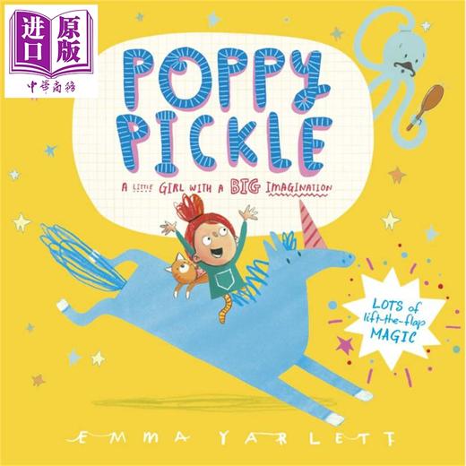 【中商原版】波平的奇妙世界 Emma Yarlett Poppy Pickle 英文原版 儿童绘本故事 一个想象力丰富的女孩的故事 亲子读物 进口 商品图0