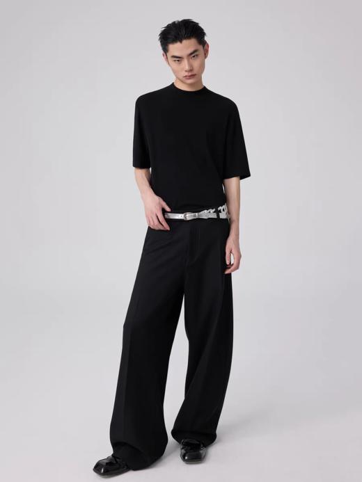 Simple Project/Y2504/美利奴羊毛修身小高领T恤 商品图1